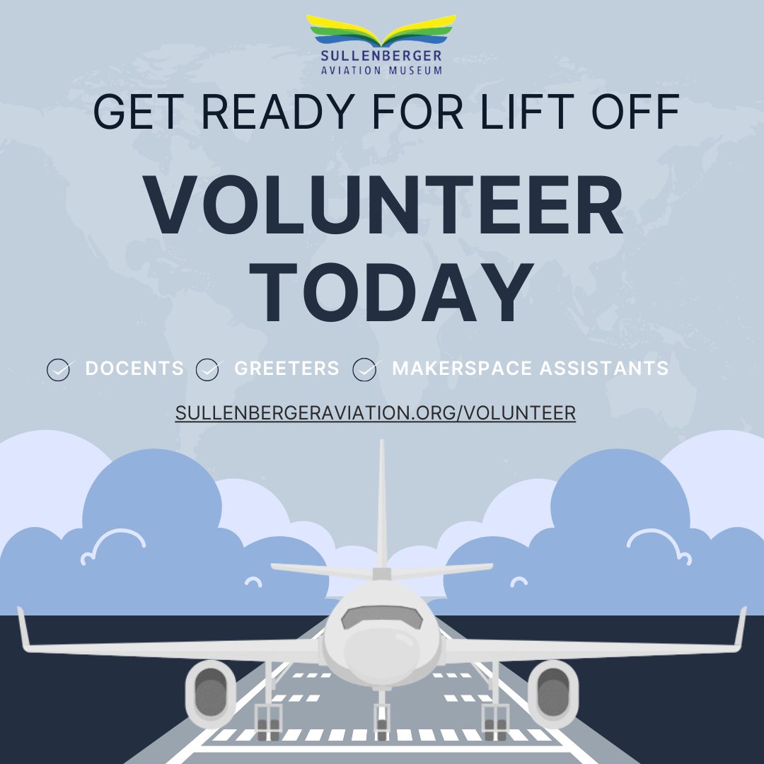 ✈️ Sullenberger Aviation Museum needs volunteers to inspire, educate, and elevate aviation. Dive into learning, camaraderie, and meaningful experiences. Make a difference - apply today! 🚁 #VolunteerOpportunity #VolunteerWithSAM #AviationEnthusiast 
 ow.ly/cO2n50QrrIv