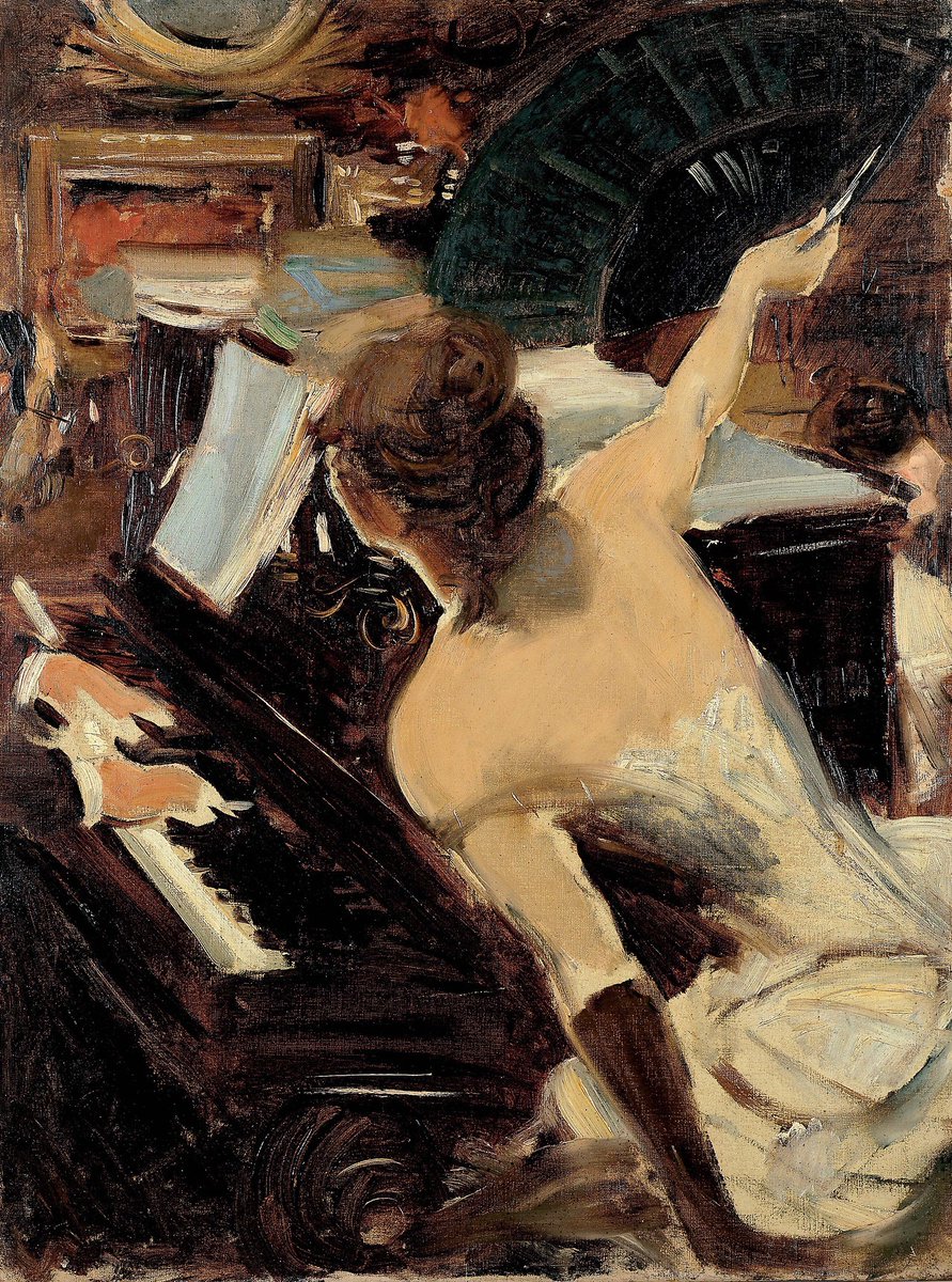 solisolsoli's tweet photo. The Singer, c. 1884, by Giovanni Boldini https://t.co/gGrcp0nE78