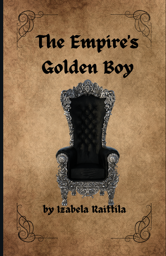 <a href="/LydiaVRussell/">Lydia V Russell</a> My fantasy romance novella, out now. cover by <a href="/GogaRose_/">WeStudio Design</a> 
My Gothic horror WIP 'Reign in Hell: A Gothic Romance' and fantasy novelette 'The Empire's Golden Boy' covers I made using Canva.