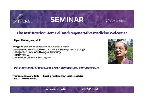 UWISCRM's tweet photo. We are pleased to welcome Utpal Banerjee, PhD for a seminar on Thursday, January 18th! https://t.co/m9cKBJpfAX