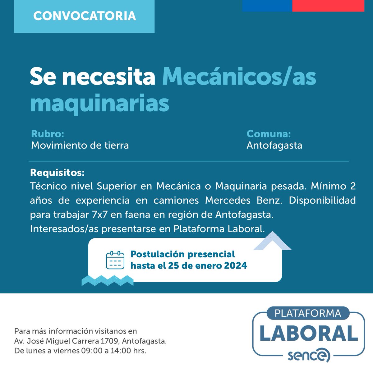 Sence Antofagasta tweet media