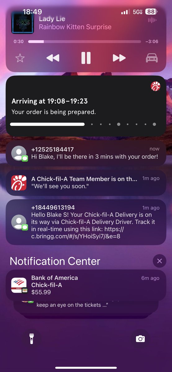 edamamhey's tweet photo. Y’all think Chick-Fil-A got my order? https://t.co/D7p4bo6oCQ