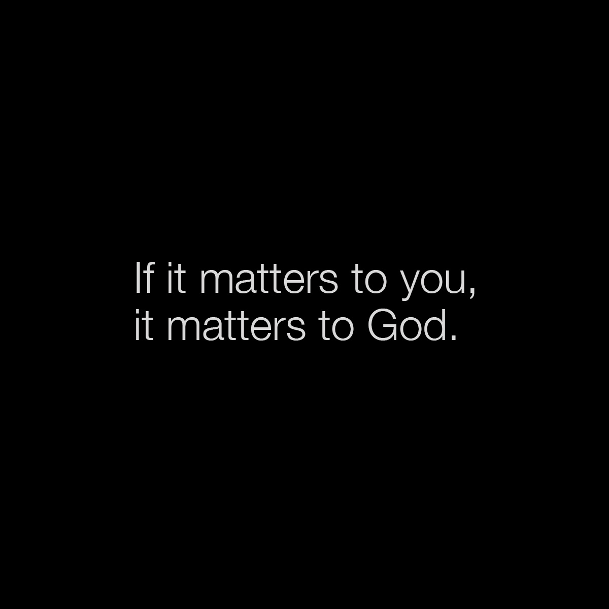There is nothing too big for our God! “Give all your worries and cares to God, for He cares about you.” 1 Peter 5:7