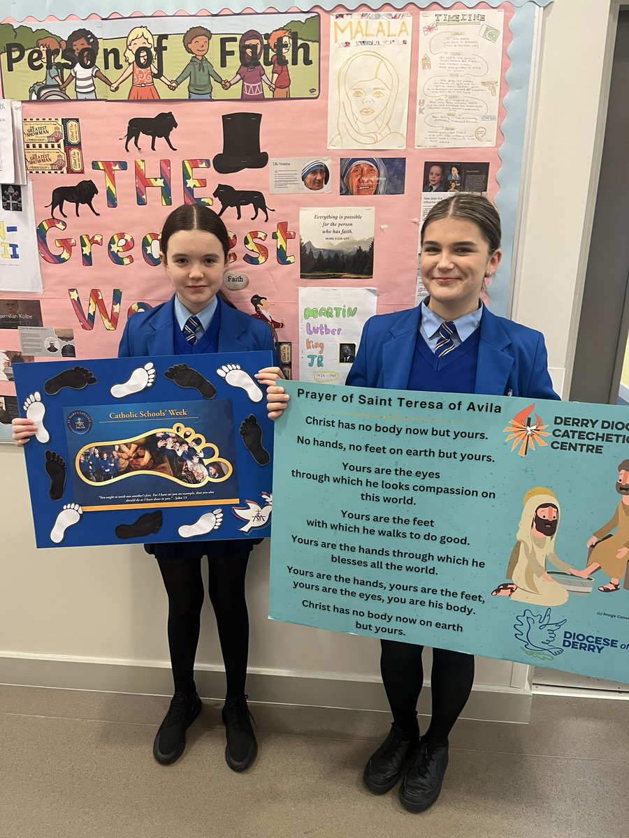 An uplifting Mass today celebrating the opening of Catholic Schools Week 🙏🩵Thank you for the beautiful Saint Teresa of Avila prayer for our school community. 🙏