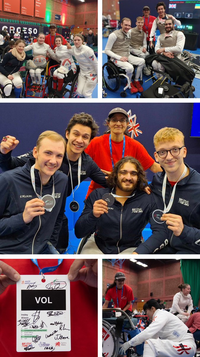 Congratulations <a href="/ParalympicsGB/">ParalympicsGB</a> fencers at the World Cup in <a href="/sportwalesNC/">Sport Wales National Centre</a>

Men winning 🥇🥇🥇🥈🥉

Well done everyone, a privilege to support you, good luck with upcoming events. 🇬🇧🦽🤺

<a href="/PiersGilliver/">Piers Gilliver MBE</a> <a href="/DCoutya/">Dimitri Coutya</a> <a href="/GemmaCollis/">Gemma Collis PLY</a> <a href="/britishfencing/">British Fencing</a> <a href="/WorldAbilitysp/">World Abilitysport</a>

britishfencing.smugmug.com/Cardiff-2024-W…