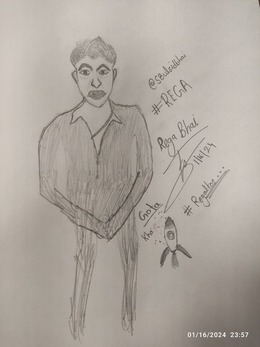 IstiyakDj's tweet photo. @S8ulsidbhai #Sidreacts #DrawingKarotuesday 
Rega Bhai OP ❤️ https://t.co/oIhnbyog36