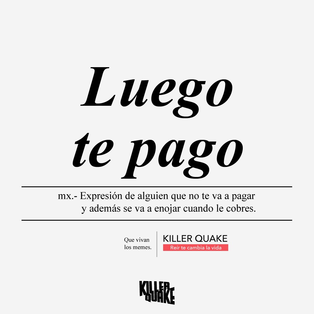 El lenguaje de los deudores es vasto, te invito a conocerlo 🧐 Visita  nuestra tienda 👉 https://t.co/du1Kb1XUKk #frases #parodia #Larousse  #diccionario #español #pagar, image size:1080x1080