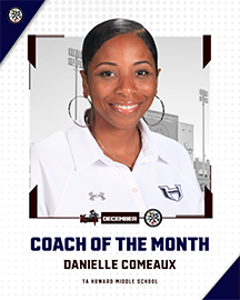 MISDathletics's tweet photo. Congratulations to our Coaches of the Month for December.  We are thankful for all that you do for student-athletes.

Danielle Comeaux, @tahowardath 
Jessica Lewis, @WorleyAthletics 
Xavier Adams, @Legacyboyshoops 
Brian Blackburn, @LakeRidgeHoops 

Keep it up! @methodistmans https://t.co/XkhB5smZC3