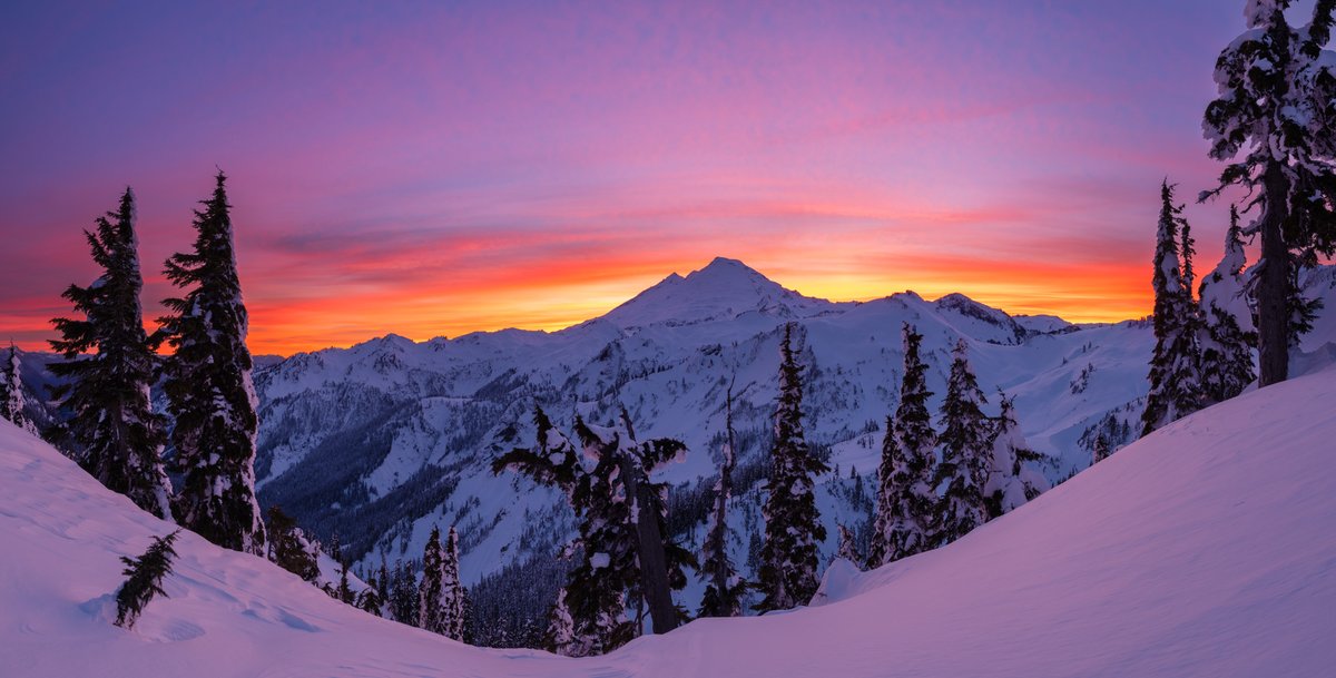 Sunset at Artist Point, Mount Baker Wilderness