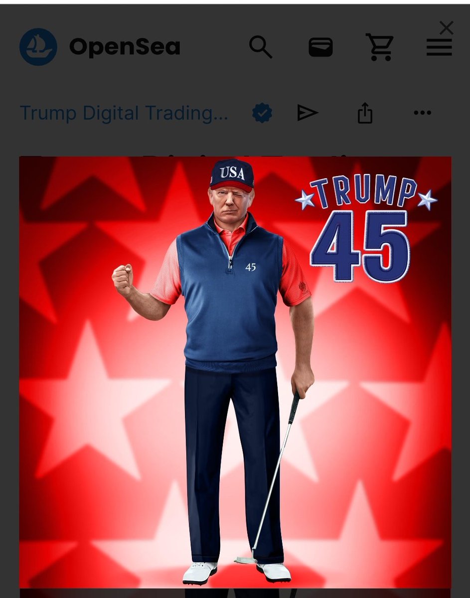 Slowly stacking <a href="/CollectTrump/">CollectTrumpCards</a> over the past year. <a href="/realDonaldTrump/">Donald J. Trump</a> win in Iowa last night, they're on the rise! Like the #MAGA or hate it, there's some eth to be made 🔥