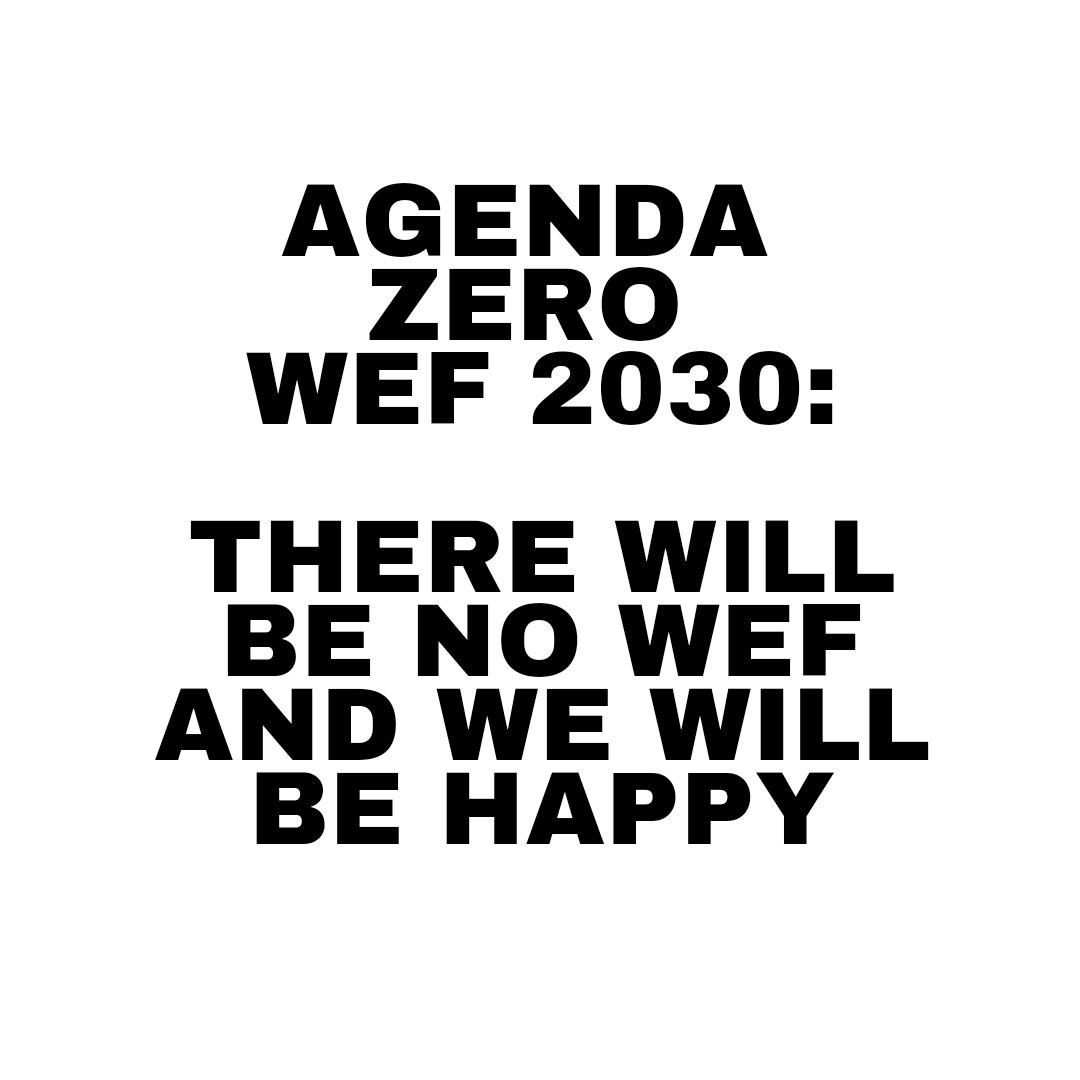 Finally something we can all agree on.

#WEF #Agenda2030 #PandemicTreaty #NetZero