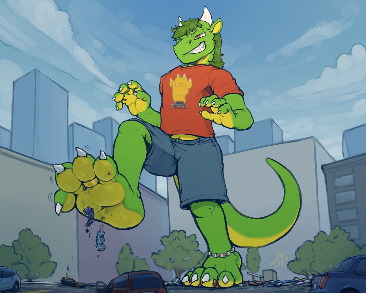 It's #AppreciateADragonDay, so, apprecciate me otherwise you will DON'T be stepped owo Art by: @NommzArts