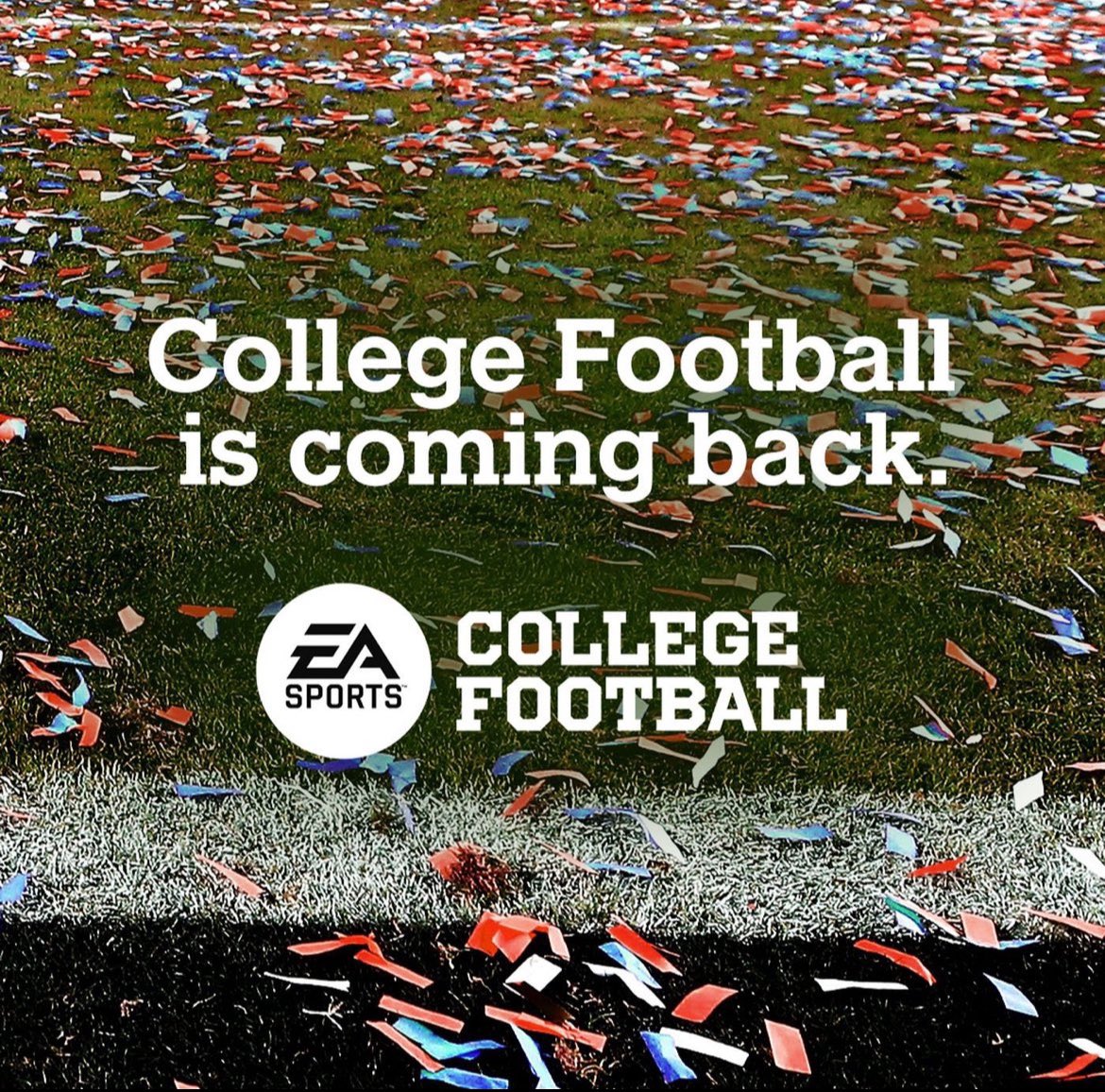 Brlckmuse's tweet photo. BREAKING: EA SPORTS COLLEGE FOOTBALL 25 IS SCHEDULED TO COME OUT JULY 12th OF THIS YEAR!

FIRST GAME SINCE 2013!!! https://t.co/nJzdnB1NlI