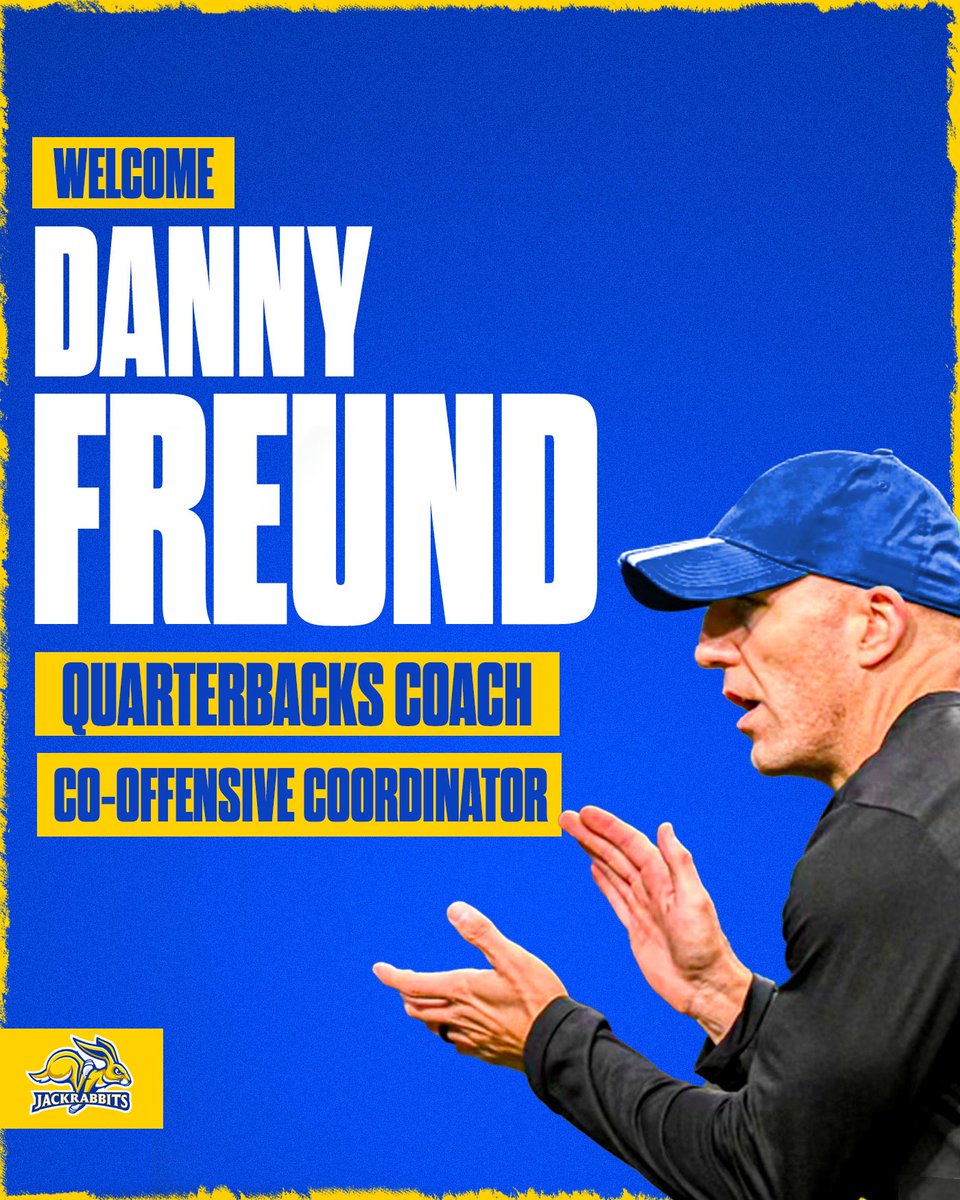 GoJacksFB's tweet photo. Welcome to the Family. @dfreund7 

#GoJacks 🐰🏈 https://t.co/nxxs8knlqK