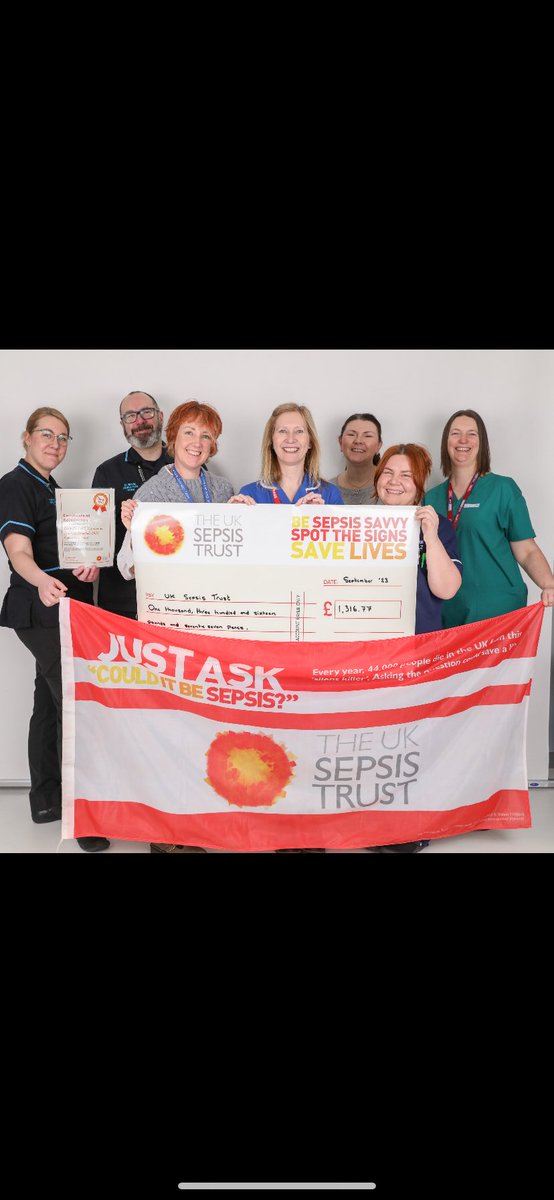 Thank you to everyone at LTHTR who helped to raise the awareness of sepsis ❤️ @LTHRecognition @CritcareLTHTR @ward18_rph @UKSepsisTrust #sepsis