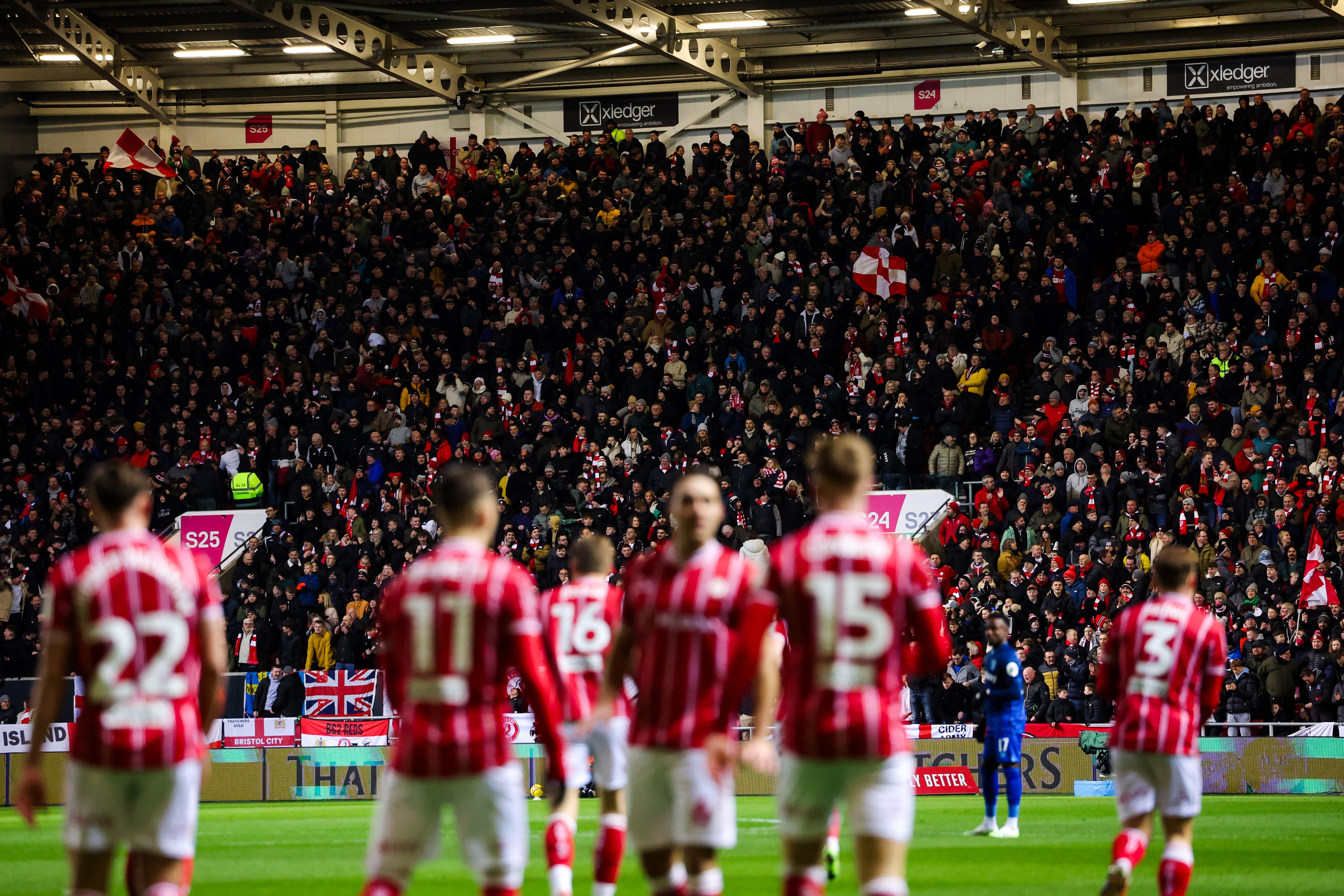 South Stand at Ashton Gate.