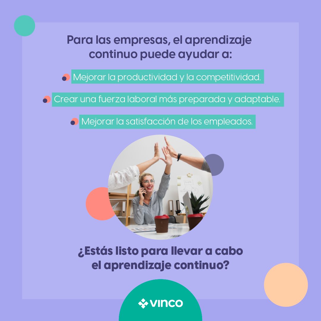 ¿Te ha sucedido que, aun siendo experto en tu campo, te has topado con problemas que no sabes cómo solucionar? Te compartimos algunos consejos para que no desistas y lleves a cabo tu aprendizaje continuo:

#aprendizajecontinuo #recursoshumanos #VincoEd #EdTech #Startup