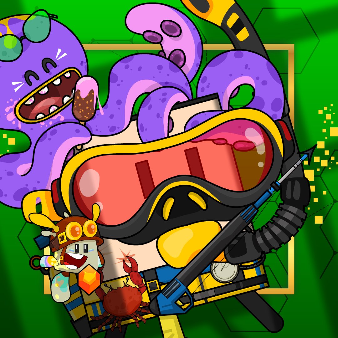 TheSquaresNFTs's tweet image. 🌊 🐙 OctoSquare: 

Fellow Square World adventurers, I'm the multitasking maestro with eight tentacles! 🌀 Ready to dive in, create waves, and explore the wonders of our Square World! 🚀
- 
⚡️ SQUARES DEGEN COLLECTION FREE MINT IS COMING END OF JANUARY..  
  
🧹SWEEPING CONTEST…