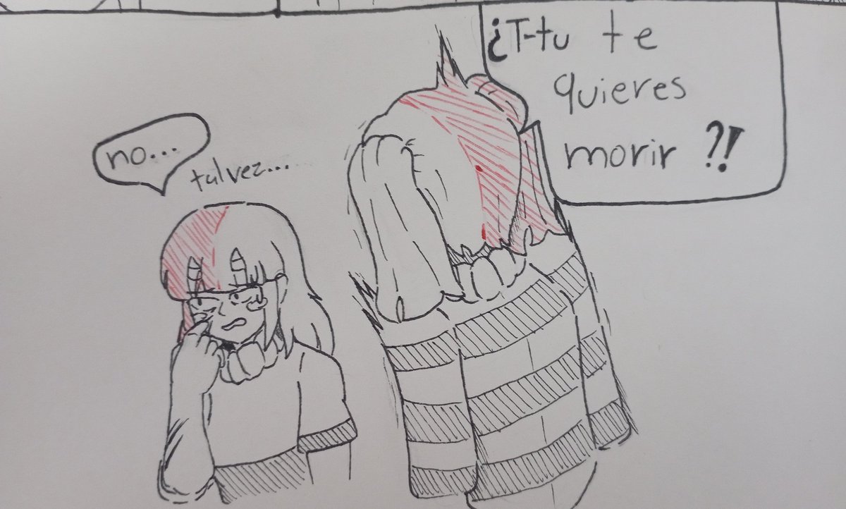 AdileneDraw's tweet photo. Aún hay visitas inesperadas en #lovedtale
Ásara de: @AlanitaPerez 
Gz Ásara de mi.
Creo que la Ásara original se preocupa mucho por el estado metal de su otra versión... https://t.co/2fy1SWGW1e