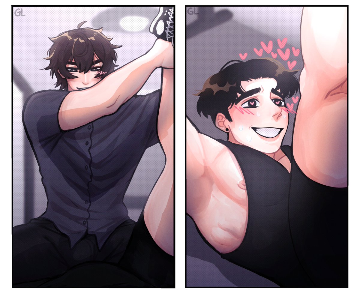 gchwxl's tweet photo. Habia dicho otra cosa pero gente, no puedo... asi que tengan una escena muy sugerente para recompensarlo🥹 Espero que les guste❤️🌟
#Dalasfanart #Aaronfanart #Darcury #art https://t.co/Wc7z5CPuFX