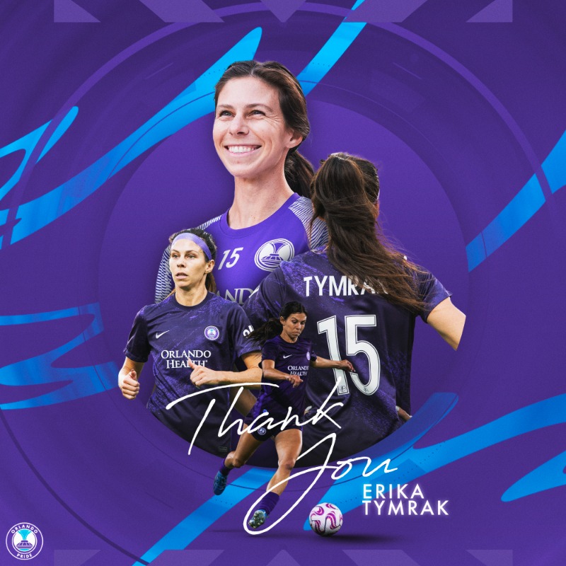 ORLPride's tweet photo. Thank you, @eTYMrak 💜

We have agreed to mutually terminate midfielder Erika Tymrak's contract to allow her to explore opportunities outside the NWSL.