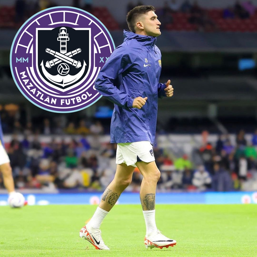 desdeelpebetero's tweet photo. ¡Ahora Mazatlán entra al quite por #DelPrete! 🤯🫠
De acuerdo con @CLMerlo, #Pumas y #Mazatlán tienen un acuerdo para el traspaso de Gustavo Del Prete, iría cedido por un año con opción a compra, pero la última palabra es del argentino.
¡Atentos! 👀 https://t.co/CZMDhiZgEq