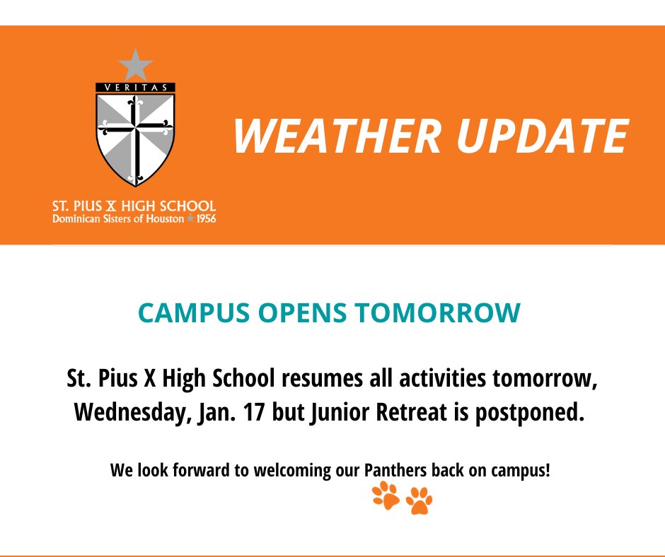 St. Pius X High School tweet media