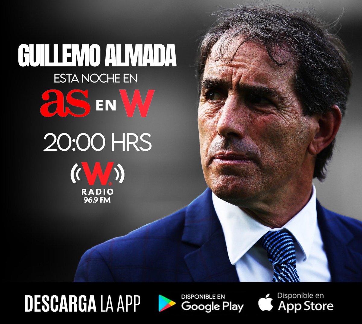 Carlos López de Silanes (@cordobeslopez) on Twitter photo Hoy a las 20:00 hrs en <a href="/asen_wradio/">As en W</a> tendremos un gran invitado, el Director Técnico del club Pachuca, Guillermo Almada. Hoy a las 20:00 hrs en <a href="/asen_wradio/">As en W</a> tendremos un gran invitado, el Director Técnico del club Pachuca, Guillermo Almada.