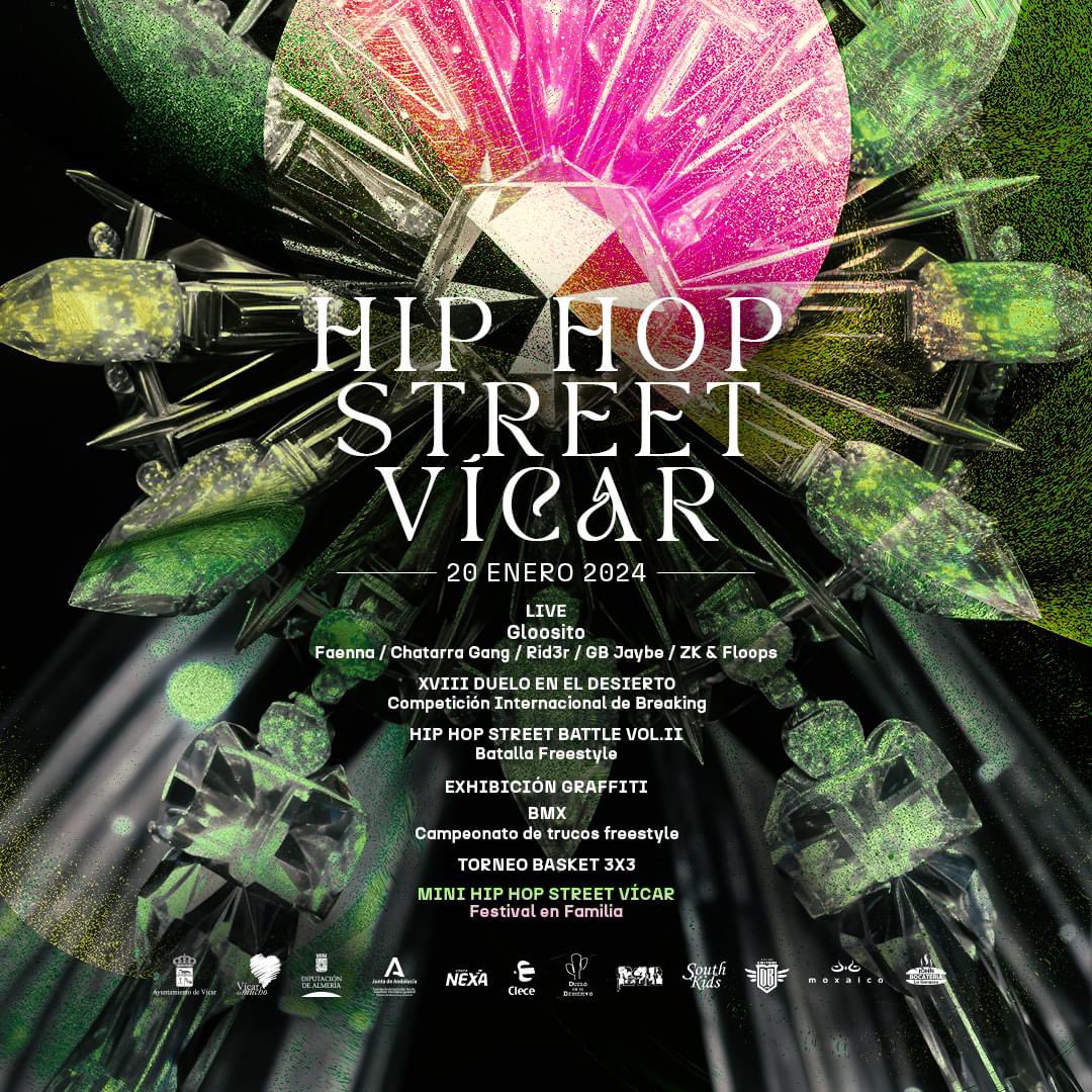 Nueva edición HIP HOP STREET VÍCAR 2024

El 20 de enero tienes la cita con la Cultura Urbana referente de Almería en Vícar.
#hhstvicar2024 <a href="/lavozdealmeria/">La Voz de Almería</a> <a href="/diariodealmeria/">Diario de Almería</a> <a href="/esdecirdiario/">ES.DECIR</a>  <a href="/AndaluciaJunta/">Junta de Andalucía</a> <a href="/dipalme_almeria/">Diputación Almería</a>
