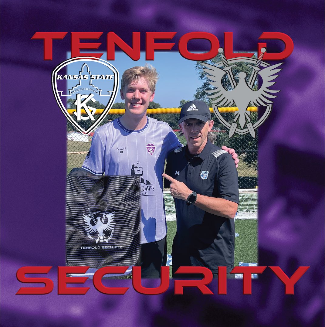 We are proud to announce the addition of the <a href="/kstatemensoccer/">K-State Men’s Soccer</a> jersey to the Tenfold Hall of fame.  Congrats to team captain Maguire Hardin who will graduate in May with a BS in Mechanical Engineering &amp; begin working in the nuclear department at <a href="/Black_Veatch/">Black_Veatch</a> this summer.