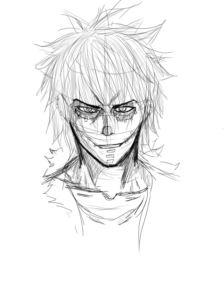Rough sketch of dabi from mha