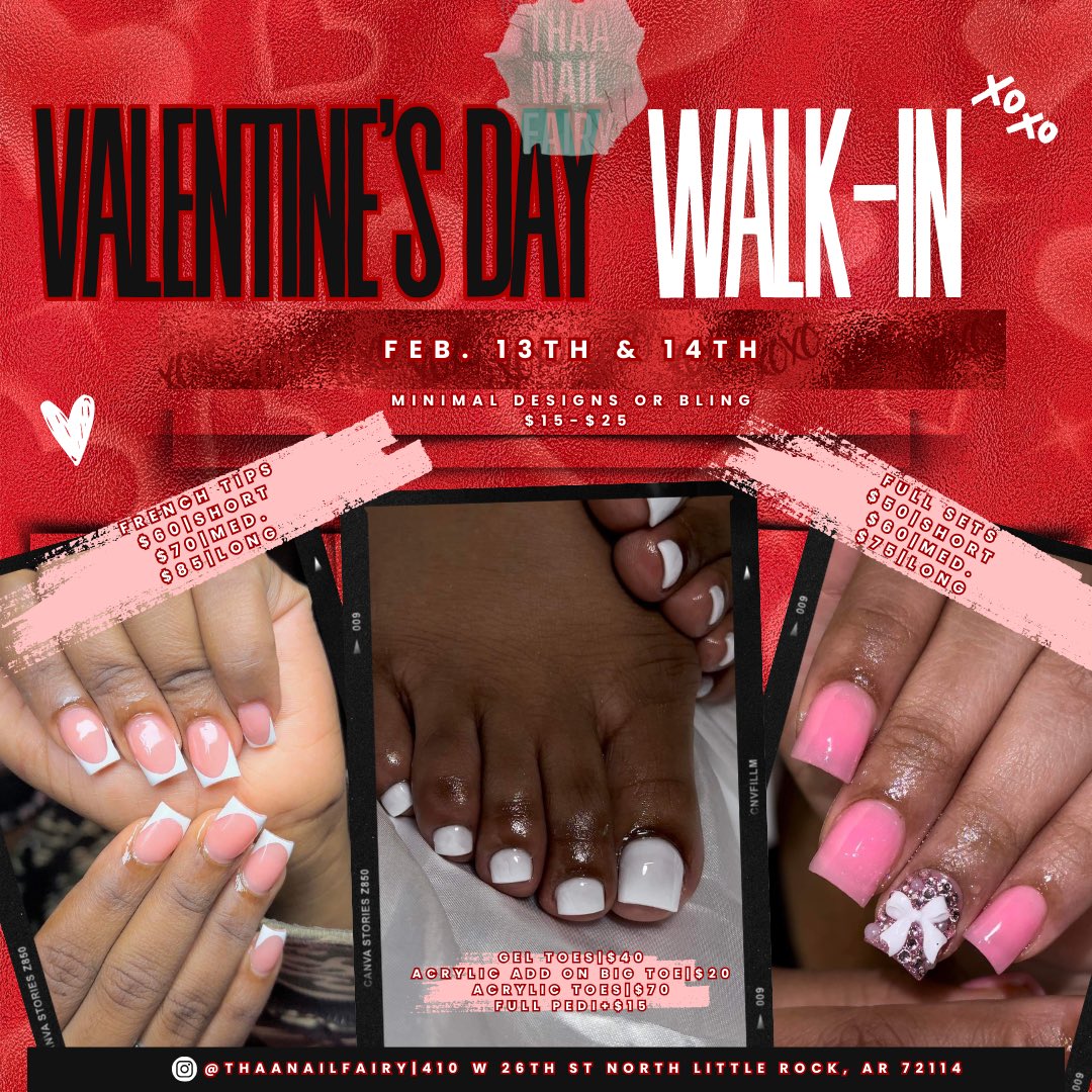 gabriellebrekel's tweet photo. Hey Twitter! I will be hosting a walk in event Feb. 13th & 14th in NLR ! No app. needed! We will have 8 talented ladies provided hair, nails & makeup services 🩷. Hope to see you soon 💐 #UCA24 #UCA25 #UCA26 #UALR24 #UCA27 #UALR26 #UALR25 #UALR27 #PSC24 #PSC25 #PSC26 #PSC27 https://t.co/5UY34lA2Iu