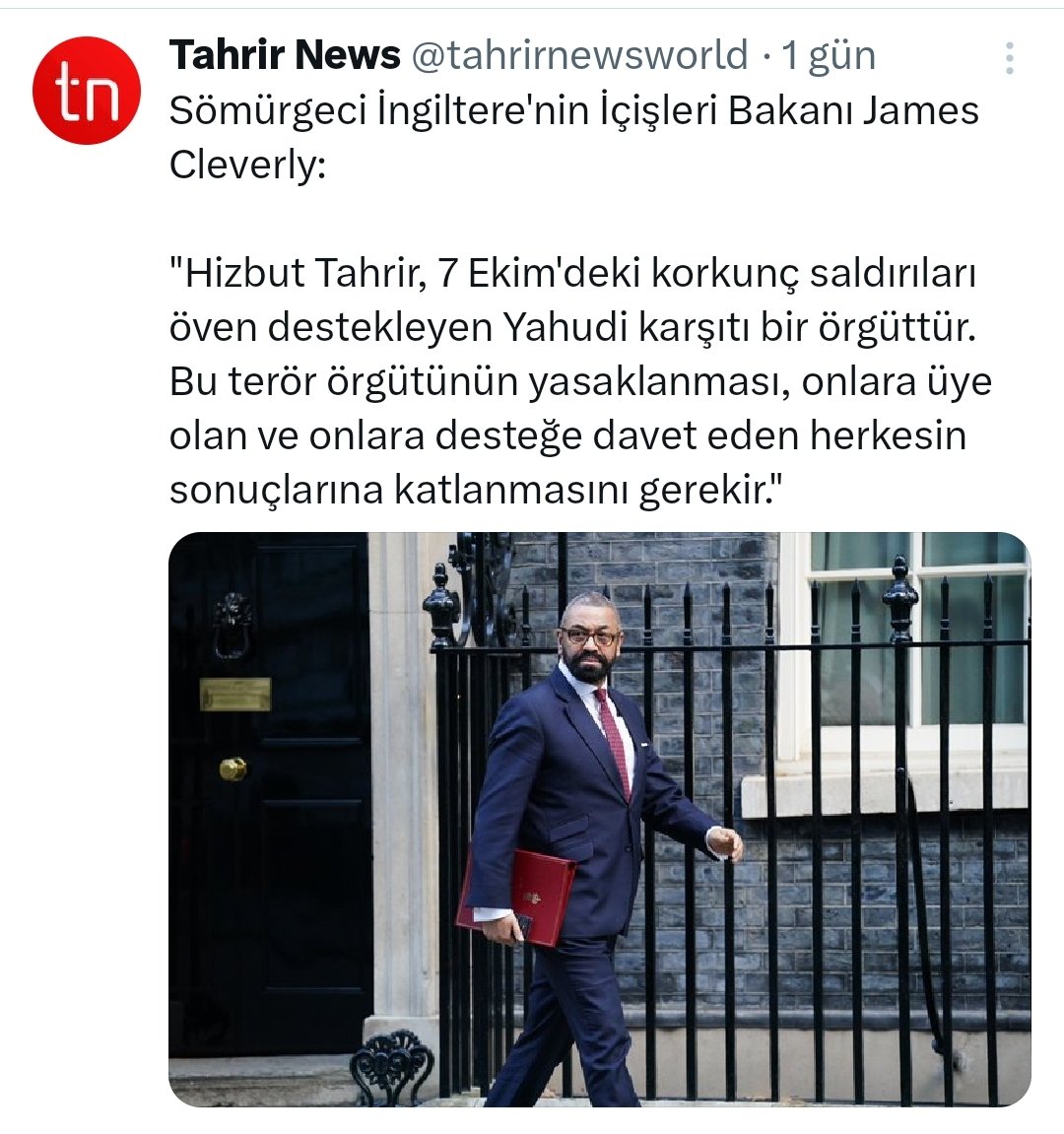 Sağır sultan duydu sen duymadın mı ? denir buna .
Azılı İslam düşmanı batılı kâfirler hizb ut tahrir in çalışmalarından rahatsız olup onu terör örgütü olarak nitelendirirken .
Bir müslüman bir cemaatin lideri temsilcisi olarak rahatsızlığın nedir ?