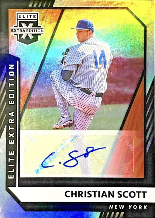 🚨🚨🚨 GIVEAWAY 🚨🚨🚨 

REPOST, LIKE, FOLLOW <a href="/MetCastPod/">MetCast</a> &amp; @genymets for a chance to WIN this Autographed Christian Scott (<a href="/chscott8/">Christian Scott</a>) Card! 🔥 

BONUS ENTRY: TAG a #Mets FAN in the comments! 👇

Best of luck everyone! #LGM