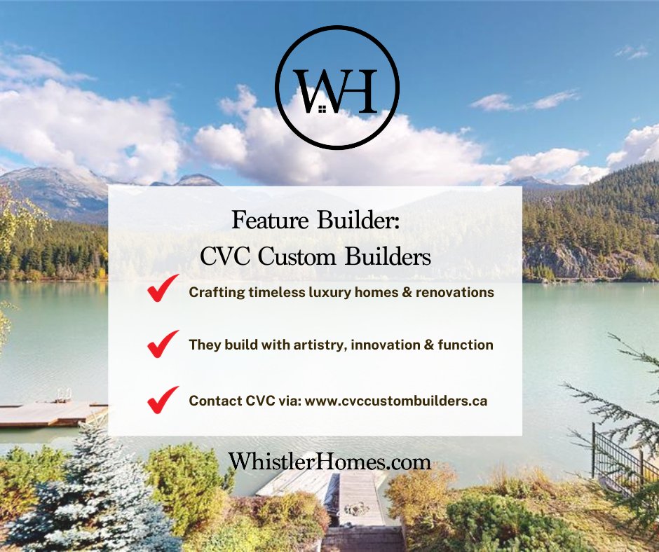 BCrelocations's tweet photo. One of my commitments this year as a realtor is to support local businesses. 
CVC Custom Builders is a company in the Sea to Sky area that I trust. I've witnessed the homes they have built, and they are both stunning and reliable.  
For more info: https://t.co/WKORWoSlYV https://t.co/nFgXW7GhEQ