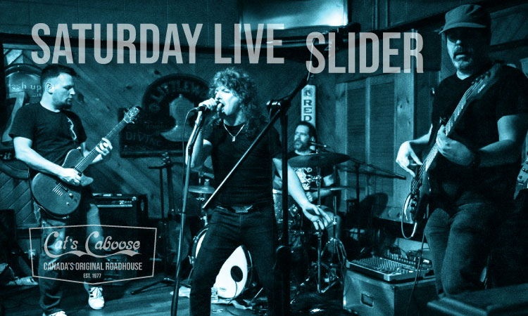 Saturday live music with Slider... all aboard!