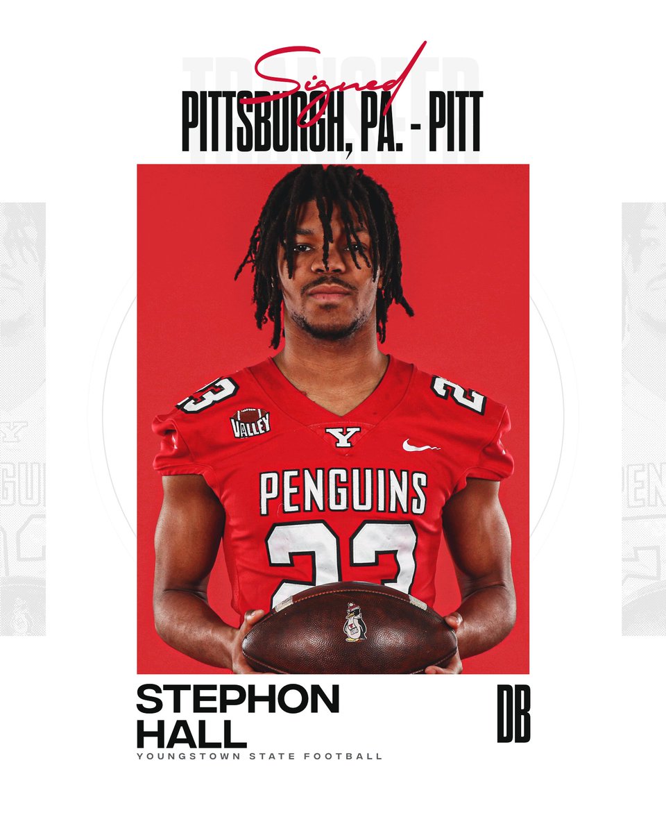 🚨 ROSTER ADDITION 🚨

We're excited to announce that Stephon Hall has joined our program! 🐧🏈

Stephon Hall
Defensive Back
6-1, 190
Pittsburgh, Pa.
Previous School: Pittsburgh

#GoGuins