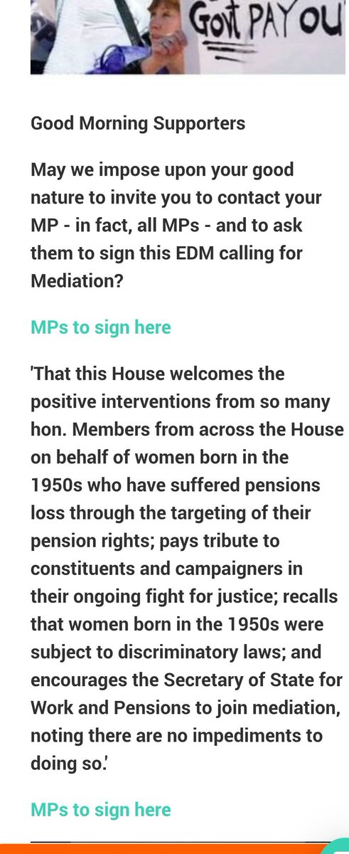 THgrumpy67's tweet photo. #50sWomen &amp; supporters not sure if you have seen #Update21 but just in case, #CEDAWinLAW ask you to contact your MP, it is so important that EVERY MP is aware of #EDM243 &amp; that they sign it #settlementtalks #ADRnow
Link⬇️#PMQs
https://t.co/WcZdxehrwt

https://t.co/5vqSafx1xX https://t.co/MaYtmIUOWa