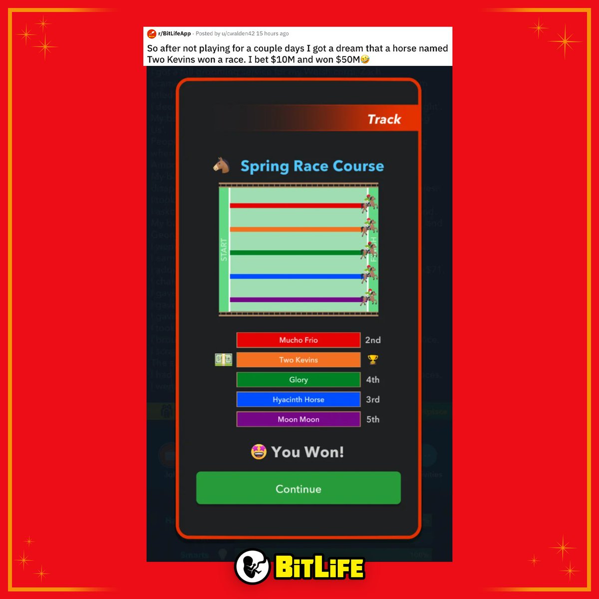 Real ones know, it pays to listen to those #BitLife notifications. 😉