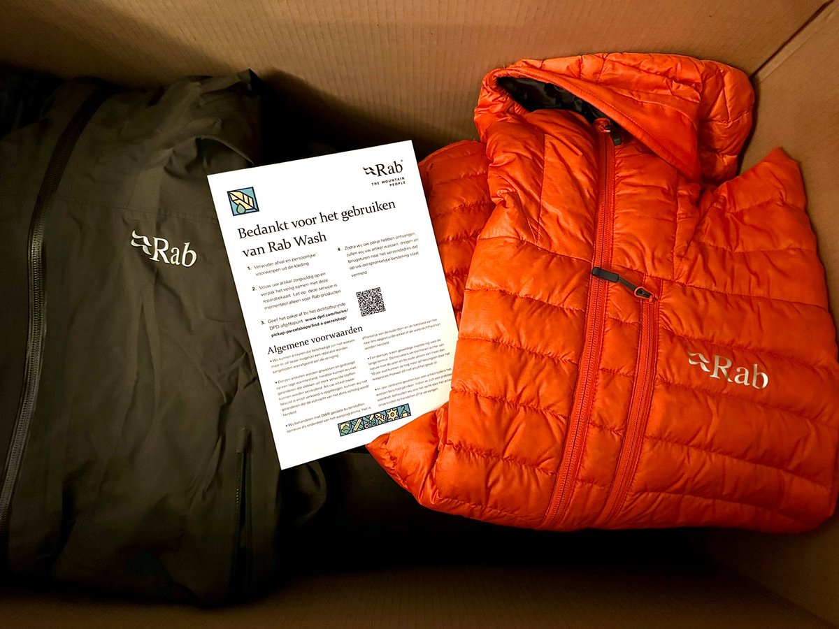 Sending my sleeping bag, down jacket and hardshell jacket to <a href="/rab_equipment/">Rab</a> for their wash service. Take good care of your equipment to make it last longer! Looking forward to try this service! #sustainable #RabWash