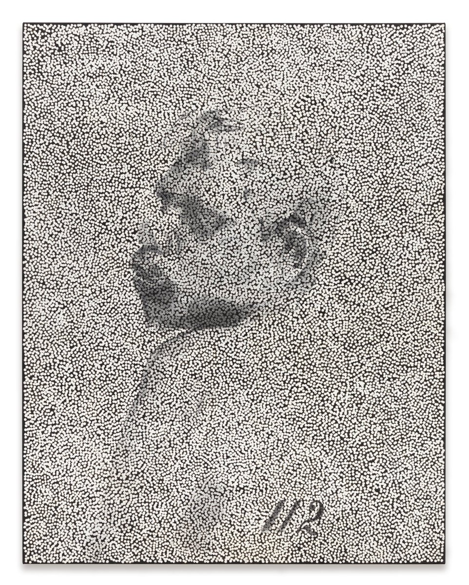 MarianGoodman's tweet photo. #DanielBoyd seeks to negotiate the identity of art, history and cultural survival through his investigations of oppressed and colonial culture. 

See his works #OnView in "Dreamland" at MGG New York: https://t.co/HOcbJz3anK https://t.co/9K83GIBwzv