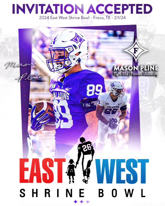 Excited for the opportunity to play in the East West Shrine Bowl!