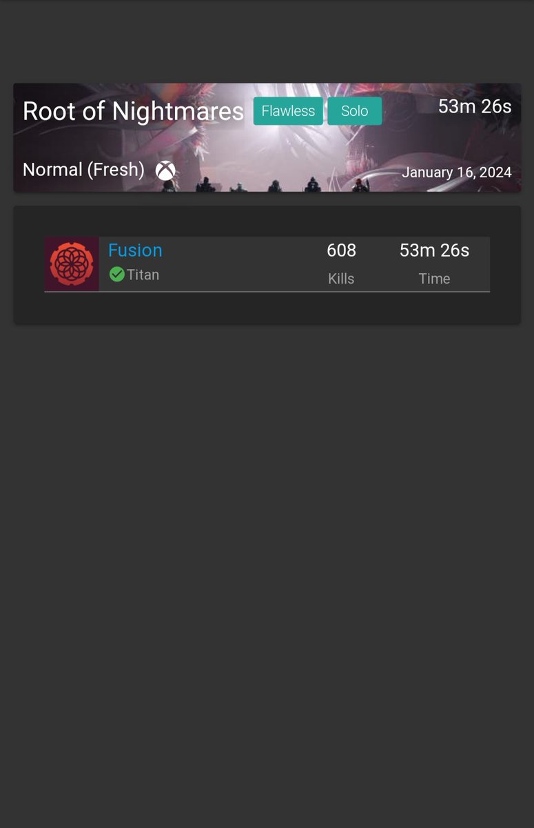 Solo Flawless Roots Of Nightmare 👋✅️