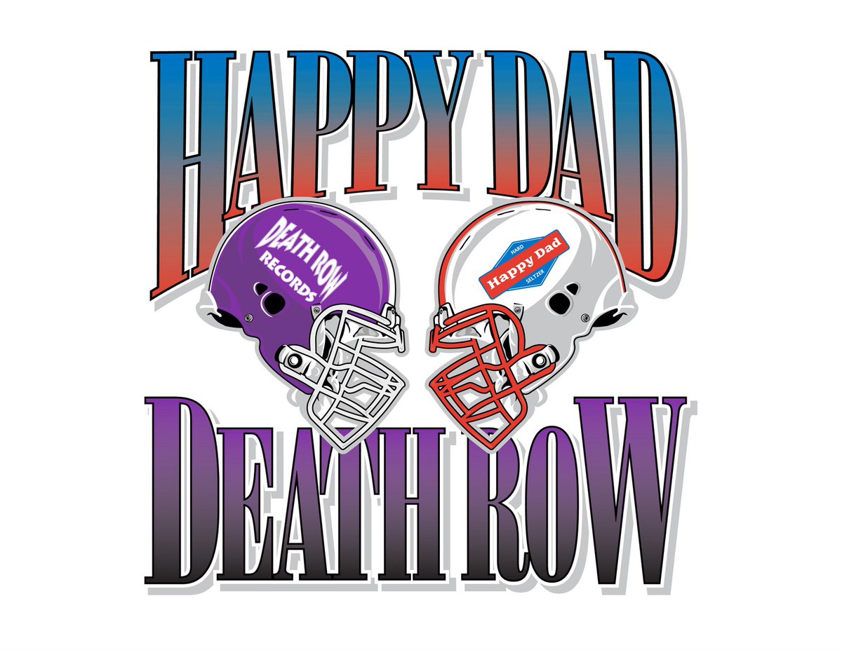 NOW LIVE!! HAPPY DAD X DEATH ROW FOOTBALL COLLECTION. GET IT BEFORE THA BIGG GAME ON HAPPYDAD.COM 🏈🔥