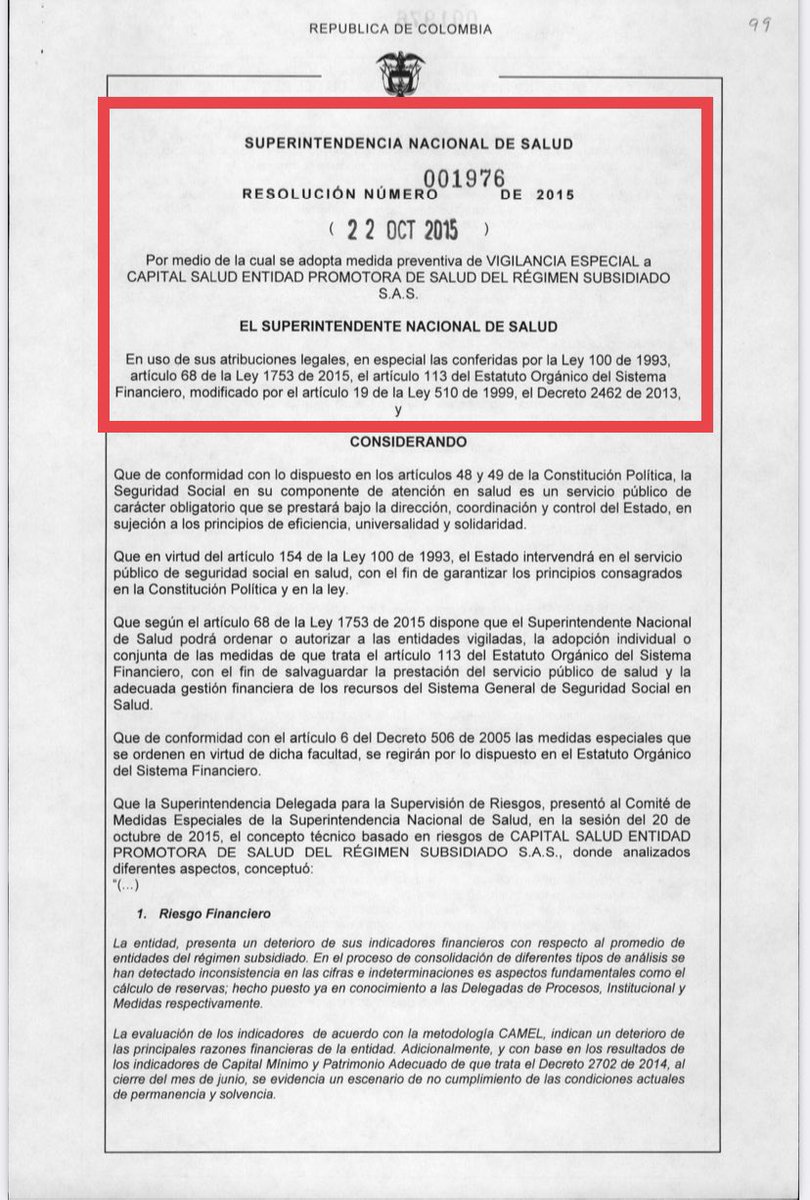 Danielbricen's tweet photo. Hoy el gobierno nacional logró que Aldo Cadena de quedara con la presidencia de la Nueva EPS.

El señor Aldo Cadena fue uno de los artífices del descalabro financiero de Capital Salud en Bogotá cuando Petro fue alcalde.

Ese personaje manejará la salud de 10 millones de personas https://t.co/bXK0TQUlmU