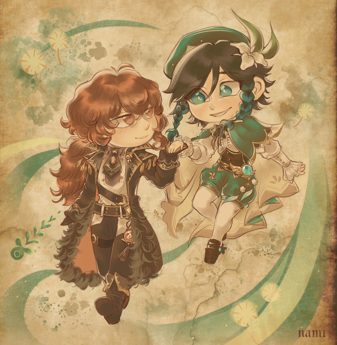 durandal_exe's tweet photo. Chibi Ventiluc cm for @_seirai !! Thank you again i loved drawing them 🥹🥹 #genshinimpact #venti #diluc #ventiluc https://t.co/dqr734At4Q