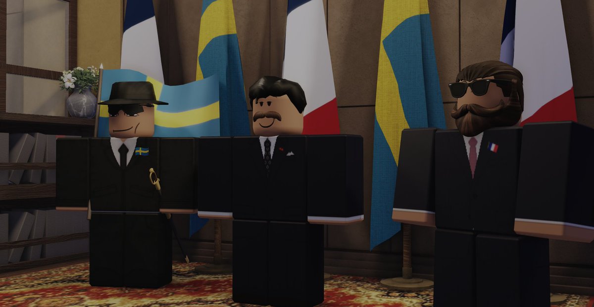 PresidentOfRF's tweet photo. 🇫🇷 🤝🇸🇪

This evening, the President and the Chief of Defence Staff met with the Deputy Prime Minister of Sweden. This was regarding the recent influx of population within the French Republic, Admittance into the United Nations and Wars and Conflicts within the UN. https://t.co/S2awGLl2Bj