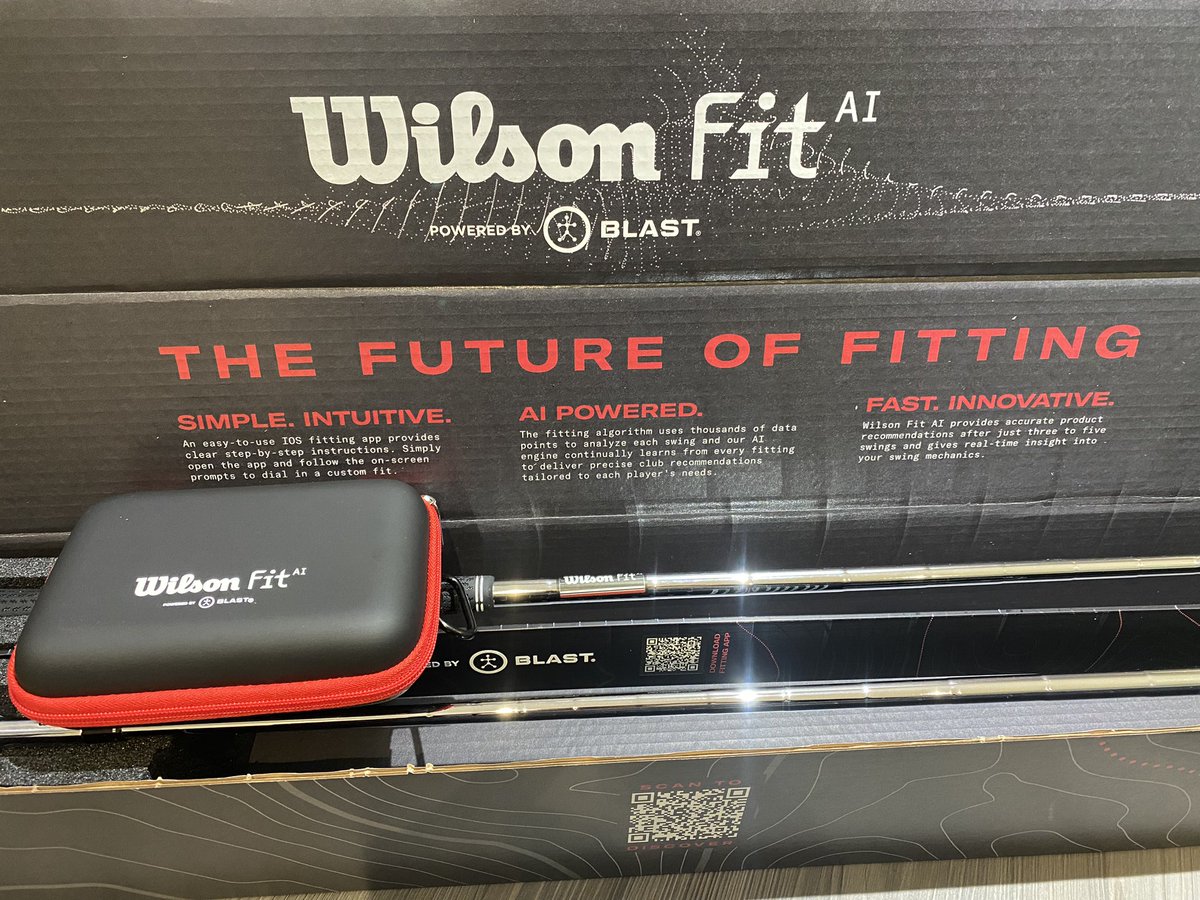 Great day at the @WilsonGolfEU factory with the full team and @Foremost_Stu Back to school learning about the new FitAi technology and can’t wait to give it a test @ChrisCurrieGolf @johnhenry92 @scgolftech thank you guys!