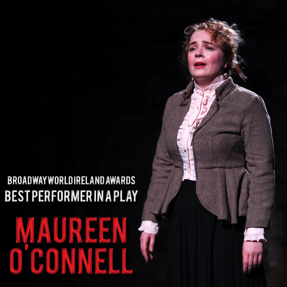 Massive congrats to Maureen O'Connell (@MoOConnell3) for winning @BroadwayWorld Ireland's Best Performer in a Play for The Devil Himself! Thanks to everyone who voted. We couldn't be prouder! @smockalley