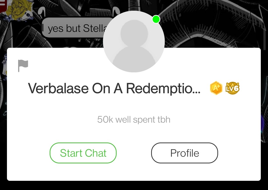6Demons9's tweet photo. @VerbalNoContext 
#Verbalase
Man got fuckin hidden on Amino because of this shit XD https://t.co/066fe3sLAj